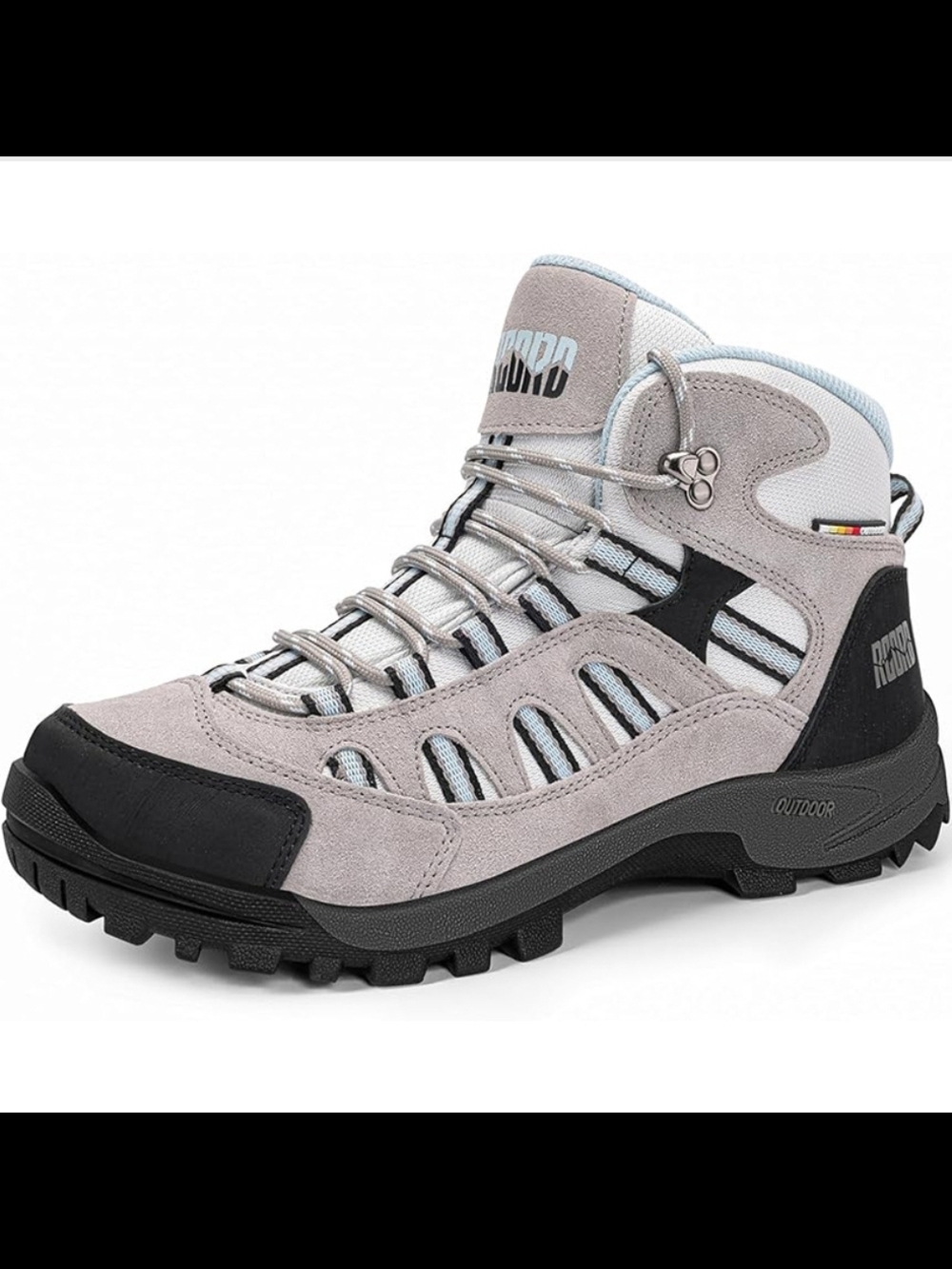 R Cord Women's Waterproof Suede Mid Hiking Boots
